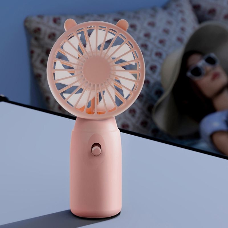 Handheld Mini Cooling Fans AA-Battery Operated Small Fan For Home Office- Travel Outdoor And Camping_voghion.com
