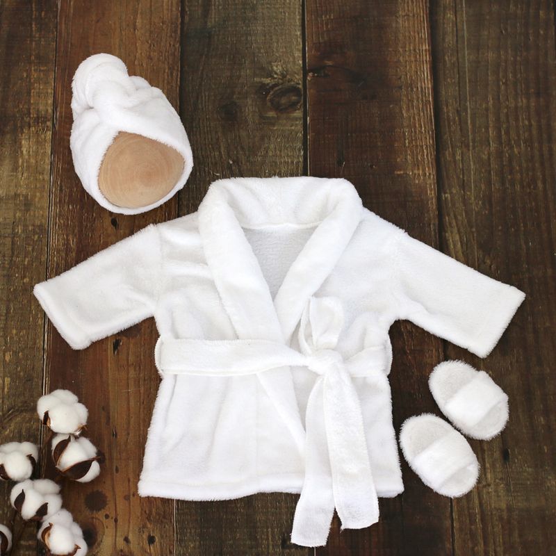 Unschlagbare Qualität Baby Neugeborenen Bademantel Hausschuhe Set Pyjamas Studio Kleidung Für Männliche Und Weibliche Baby Fotografie Neue_voghion.com