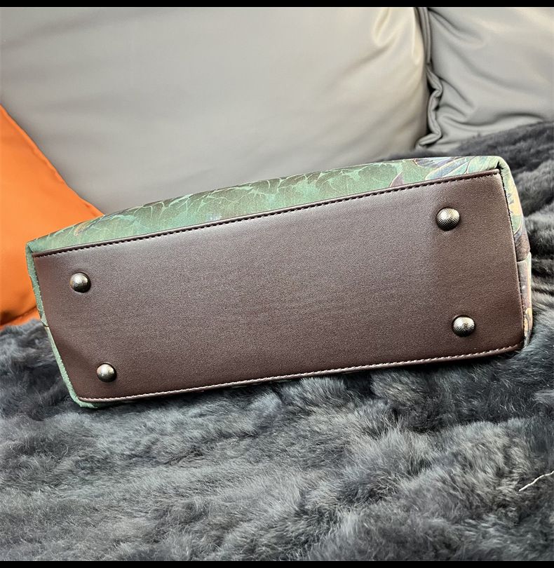 Single Shoulder Bag, Women's Fragrant Cloud Gauze, Chinese Style Ink Painting, Single Shoulder Bag_voghion.com