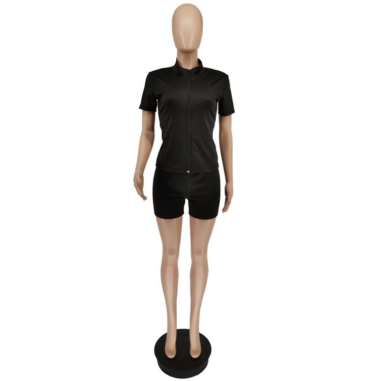 Abito semplice in due pezzi moda casual tinta unita estivo da donna_voghion.com