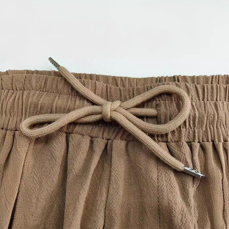 Arbeitsshorts für Herrenbekleidung mit mehreren Taschen und Kordelzughose, Strandshorts_voghion.com