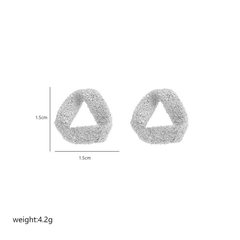 European American New Commuter Light Texture Personalized Geometric Triangle For Women Simple And Versatile Fashion_voghion.com