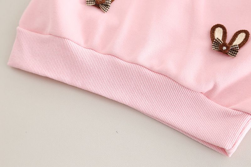 Set di abbigliamento per bambini primavera autunno 2025, felpa con cappuccio edizione coreana, set casual a due pezzi con lettere stampate a maniche lunghe,_voghion.com