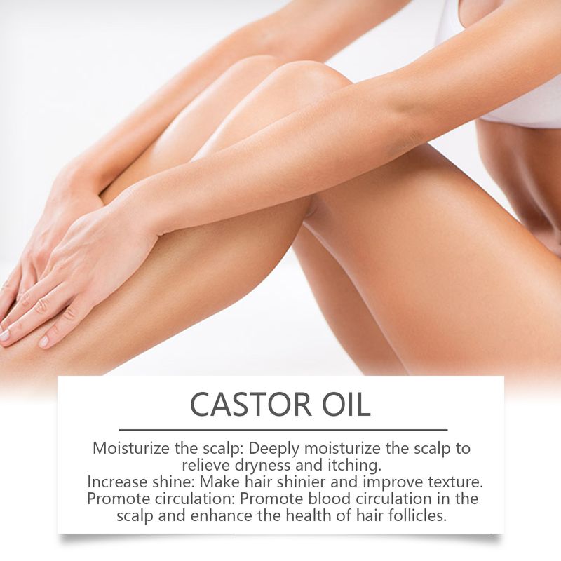 in One Castor Oil, Multi-effect Moisturizing Skin, Eyelashes And Eyebrows Care Essential Oil_voghion.com