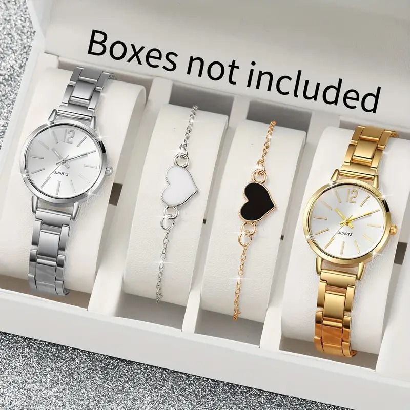 Fashion Steel Band Simple Women's Korean Version Quartz Watch Small And High-end_voghion.com