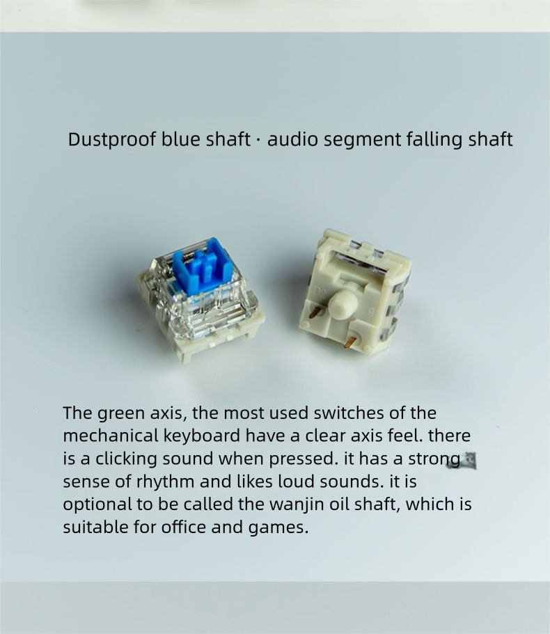 Custom Mechanical Keyboard Yellow Black Green Hot-Swappable Switches Welded Linear Red Switch Paragraph Mahjong Sound_voghion.com