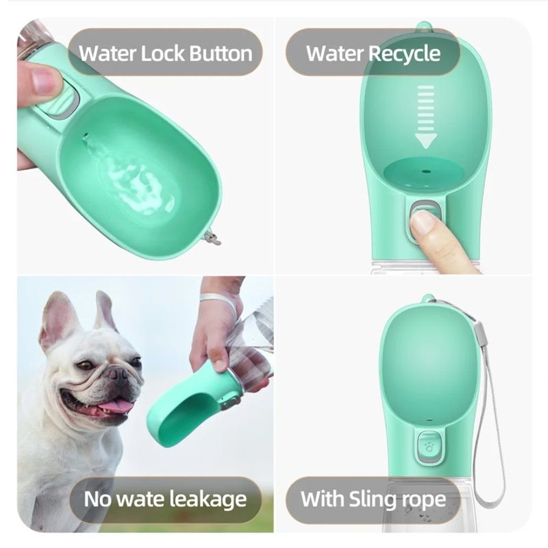 Bouteilles d'eau pour animaux de compagnie, gamelles, articles de voyage, fournitures pour chiots, carlins, chihuahuas, par PawParty Store_voghion.com