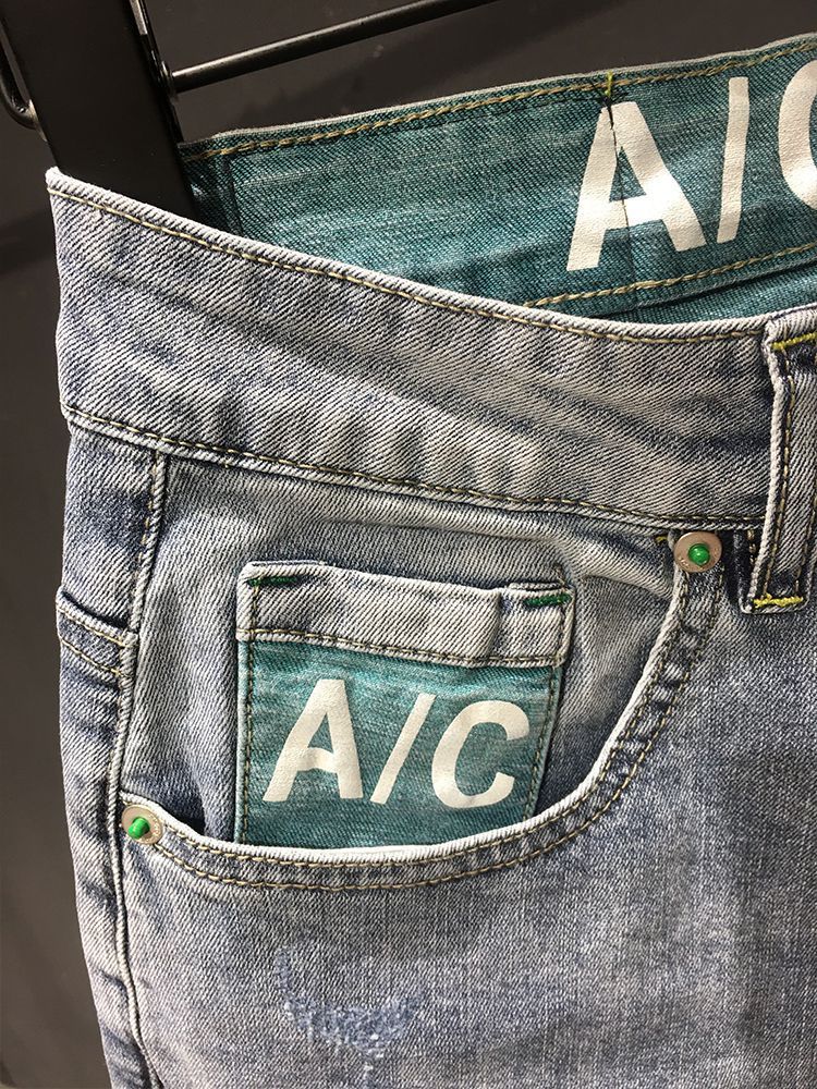 Men's Clothing Lightweight Cotton Denim Shorts - Relaxed Fit Mid-Thigh Casual Cargo Shorts Breathable & Comfortable (Blue/White/Black, Sizes 28-36)_voghion.com