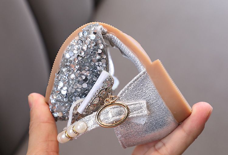 Neu Dame Baby Mädchen Mädchen Prinzessin Diamant Einzelnen Schuh Schuhe Dance_voghion.com