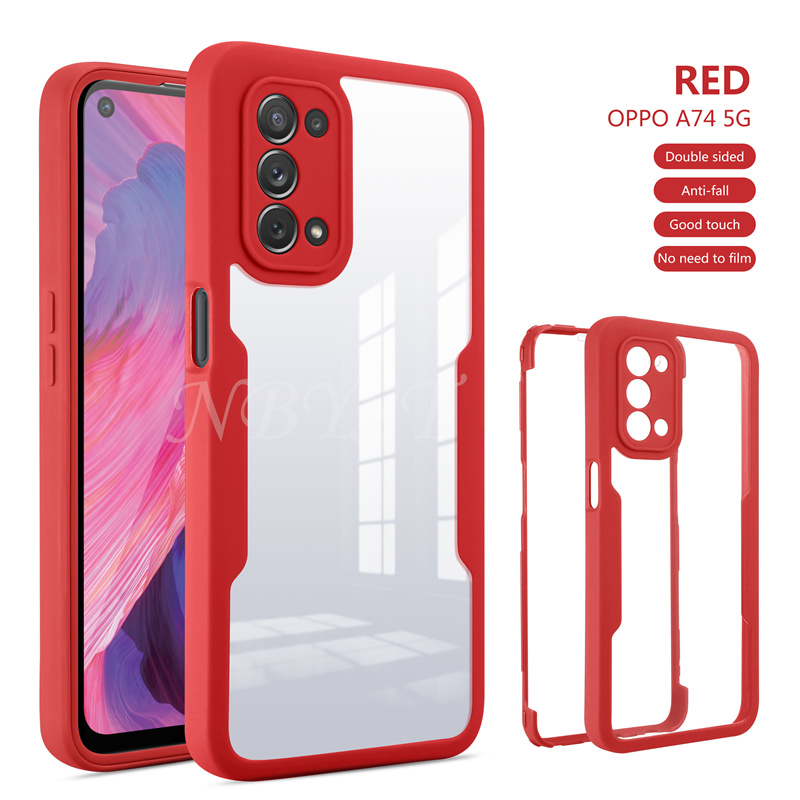 360 Full Body Double Clear Case For Samsung S22 Ultra S21 FE S22 Plus Shockproof Cover Galaxy A52S A53 A73 M52 A13 A33 5_voghion.com
