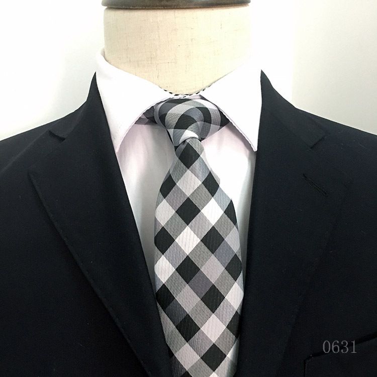 Cravatta scozzese britannica ad alta densità, camicia formale da uomo a quadri_voghion.com
