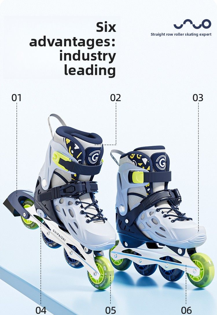 Children's Beginner Full Set 3-12 Years Old Boys Shoes Roller Skates Girls_voghion.com