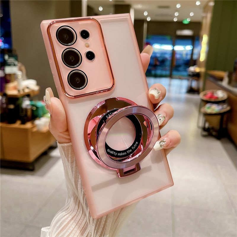 Bežični punjač za telefon A12 A22 A32 A52 A72 magnetski prstenasti držač za Samsung A21S A10 A20 A30 prozirna futrola_voghion.com