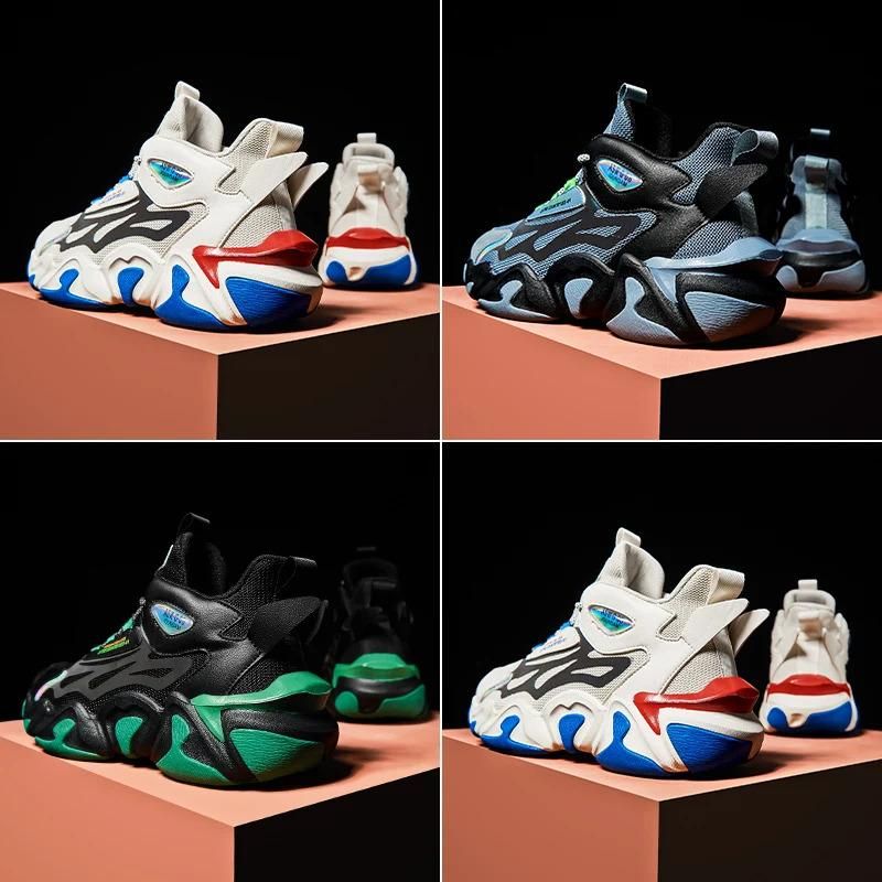 Sportschuhe Herren Free Custom Man Fashion Sports Sneakers Dicke Sohle Chunky Luminous Laufschuhe für Herren Runner_voghion.com