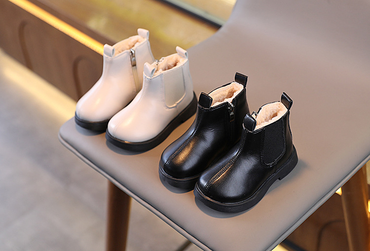 Scarpe per bambini alla moda Stivali alla moda per bambini Stivali in cotone per ragazzi Stivali da neve alla moda per ragazze Antivento Warm Tide_voghion.com