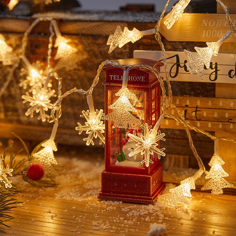 Decorazione per albero di Natale a LED con fiocco di neve e alce, atmosfera colorata per la stanza_voghion.com