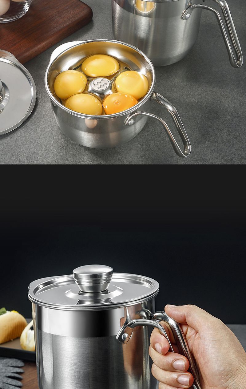 1pc 304 Stainless Steel Egg White Separator Large Capacity For Healthy Cooking Baking Effortless Yolk Separation Durable Easy Clean_voghion.com