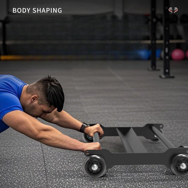 Allenamento multifunzionale di base Fitness Personale Piccolo attrezzo Allenatore a quattro ruote Dimagrante Commerciale Ammortizzatore_voghion.com