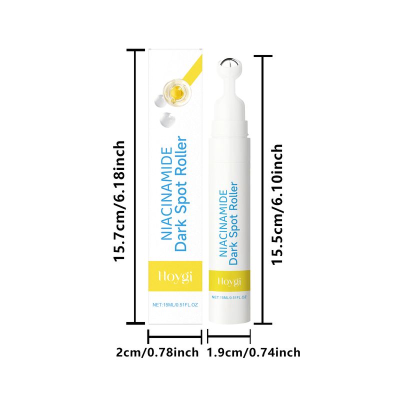 HOYGI Niacinamid Roll-on Locks Haut Feuchtigkeit Erfrischende Textur Feuchtigkeitsspendende Leichte Absorption Hautpflege Essenz_voghion.com