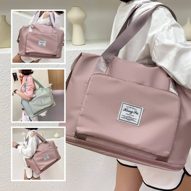 Große Kapazität, faltbare Reisetaschen für Damen, Fitnessstudio, Yoga, Aufbewahrung, Umhängetasche, Herren, wasserdichtes Gepäck, Handtasche, Reisetasche_voghion.com