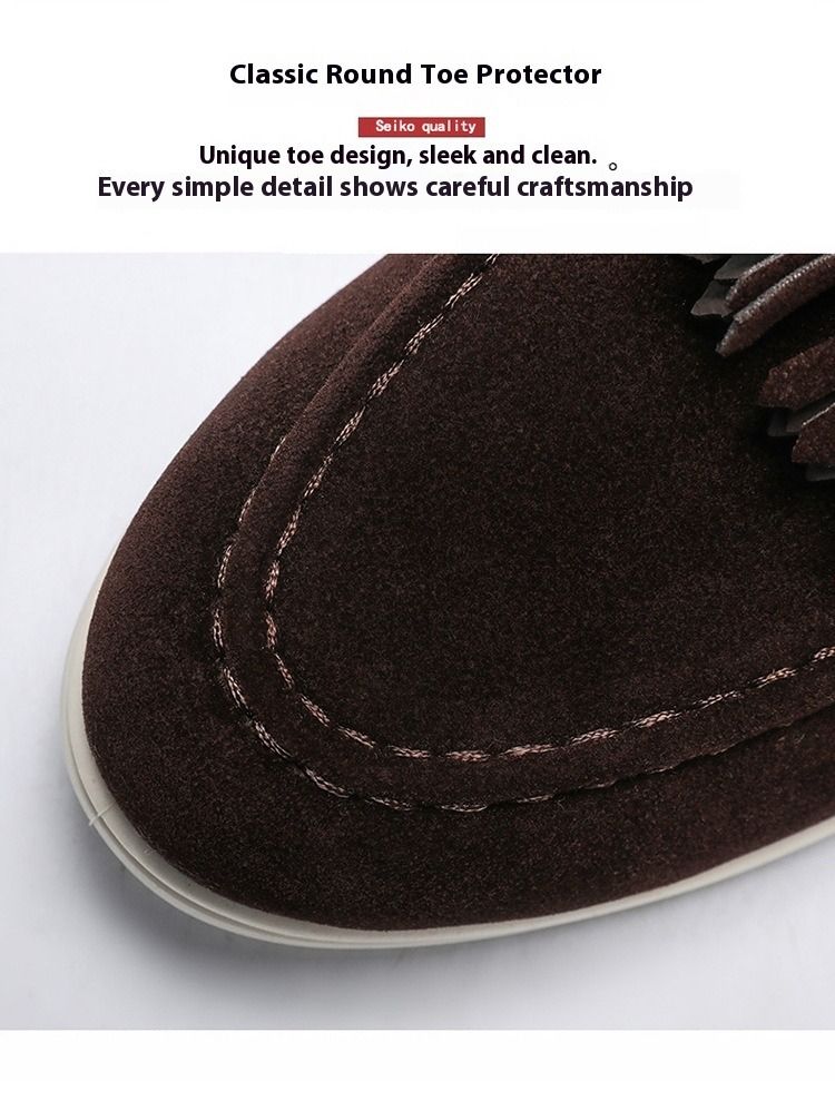 2025 New Casual Loafers For Men British Style Slip-On Moccasins Breathable Comfortable Versatile Soft Sole_voghion.com