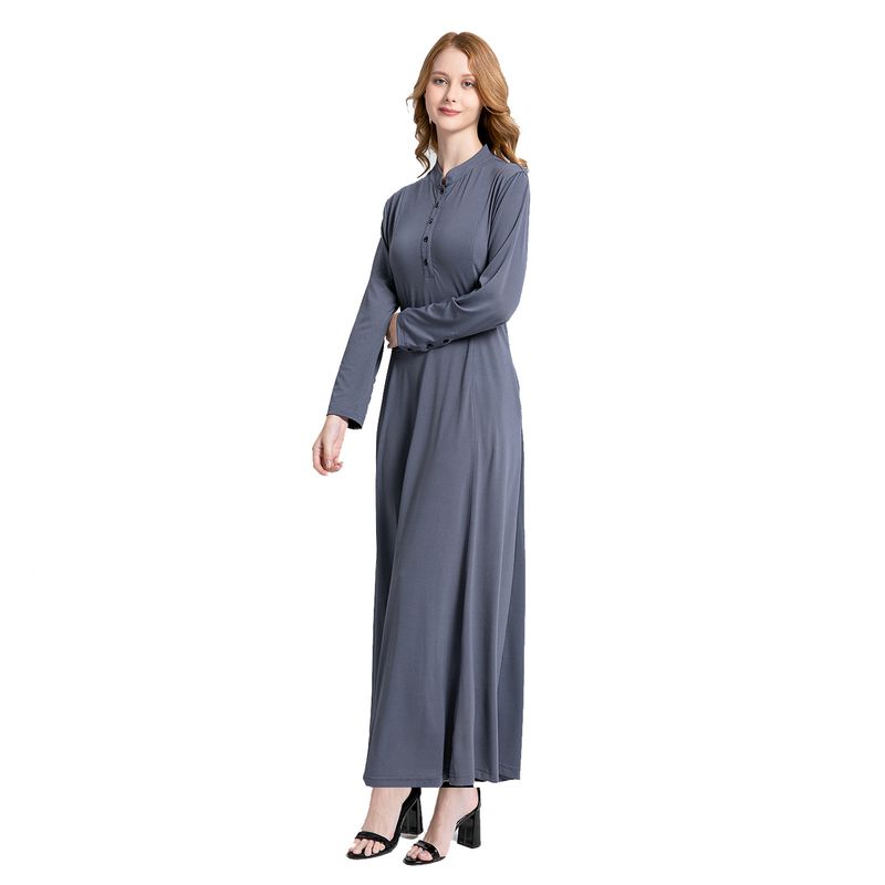 Verve Damen Muslimisches Abaya-Kleid, lockere Oberbekleidung in Übergröße_voghion.com