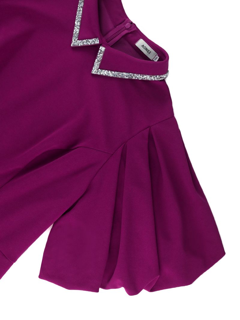 Women's Clothing Ruffle Dress Party Elegant Style Hide Meat Two Piece Hip Skirt Dress_voghion.com