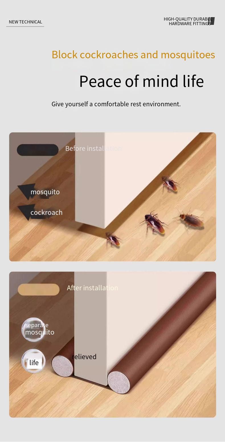 Adesivo sigillante per fessure, artefatto fonoassorbente, striscia di bloccaggio per porte della camera da letto, antivento, antirumore, antiinsetto_voghion.com