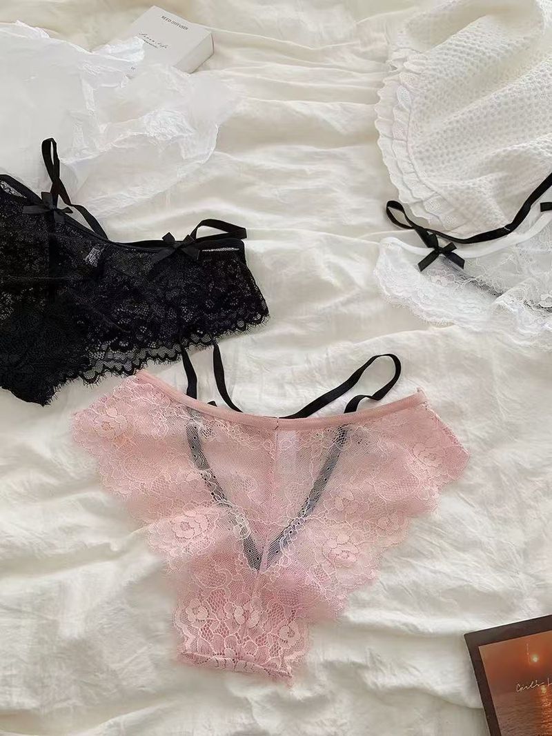 LuvBox Sweet Tea Mousse ~ Intimo da ragazza sexy in stile francese Pure Desire, nuovo, carino, alla moda, versatile e comodo, slip da donna_voghion.com