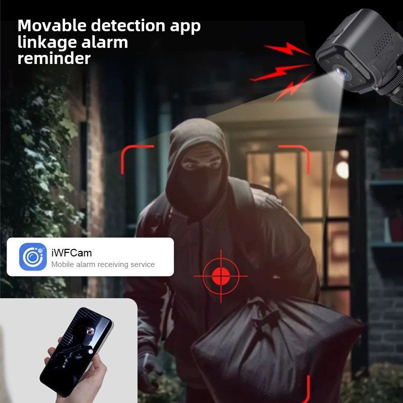 Nieuwe AS03 low power intelligente wifi-camera high definition nachtzicht beveiligingscamera voor buitensporten_voghion.com