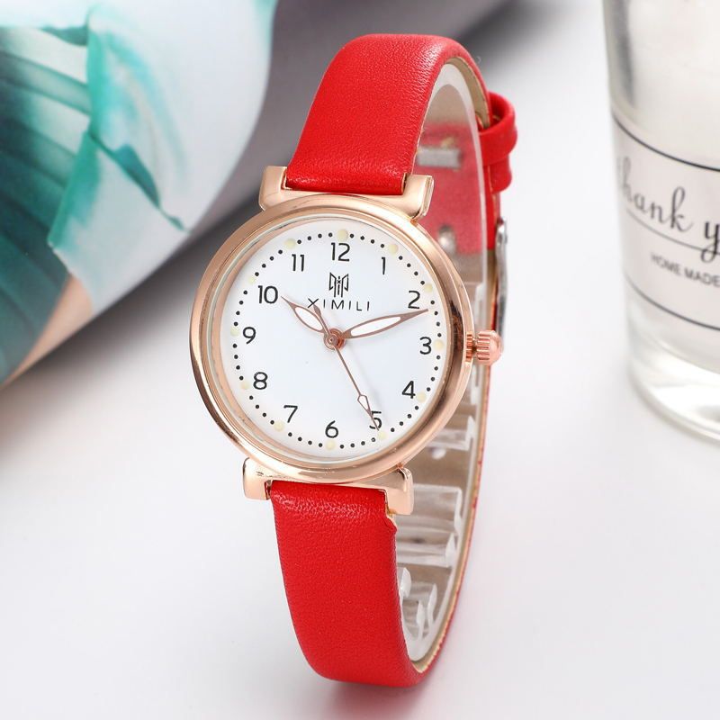 women's watch new style watch female student Korean version simple middle school student luminous ladies quartz watch junior high school student watch_voghion.com