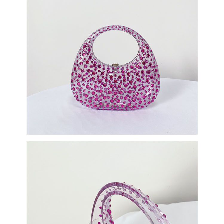 Borse stravaganti borse per donna borse acriliche estive trasparenti borse da sera con diamanti_voghion.com
