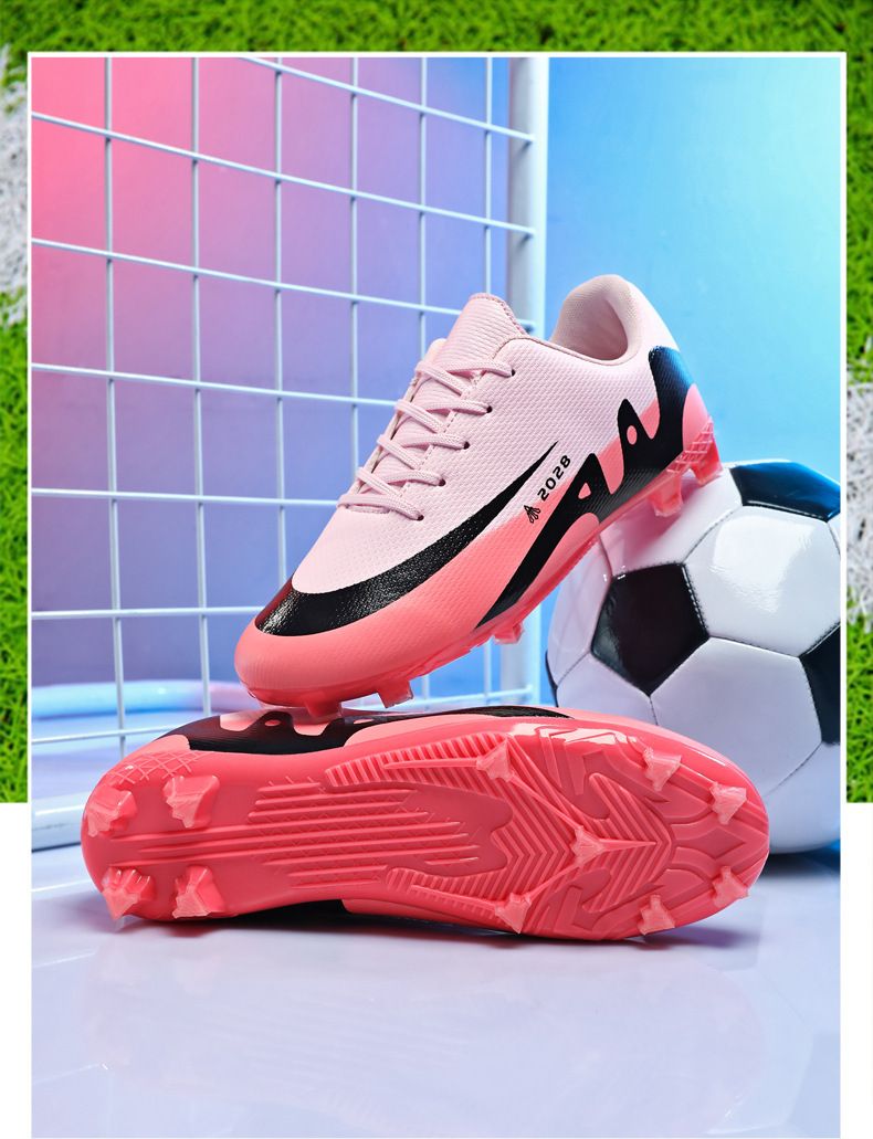 Children's Boys Youth Students Girls TF Soccer Shoes AG Long Cleats_voghion.com