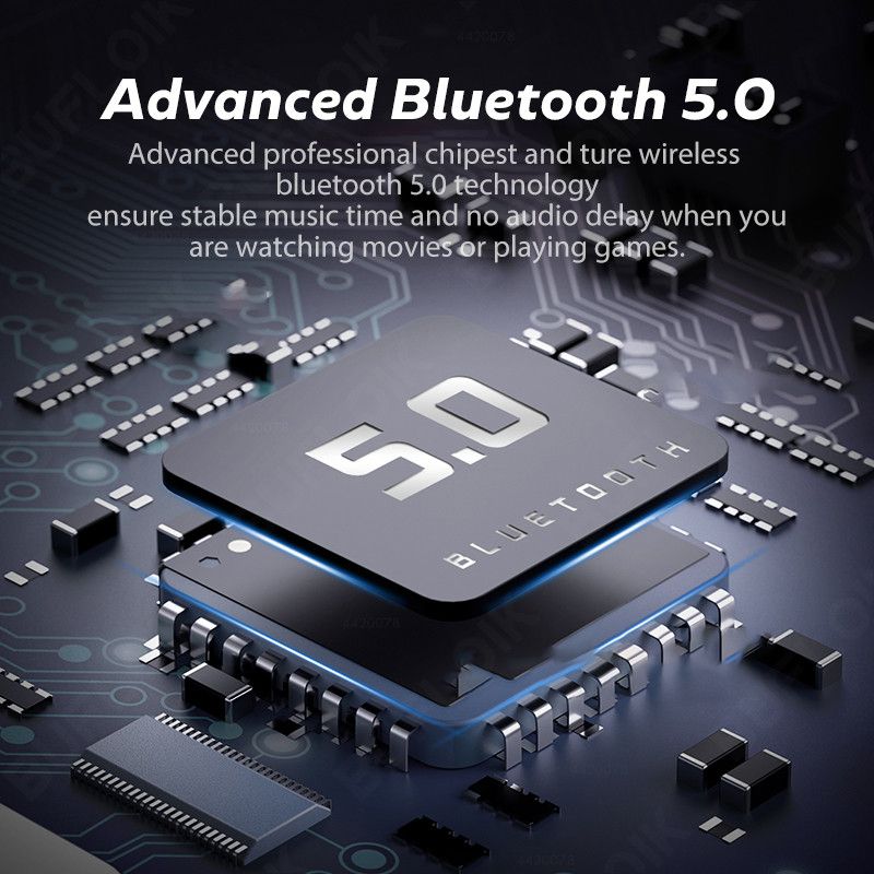 TWS Wireless Headphones Bluetooth Earphones Noise Canceling Sports Waterproof Headset 9D Stereo Wireless Earbuds With Microphone_voghion.com