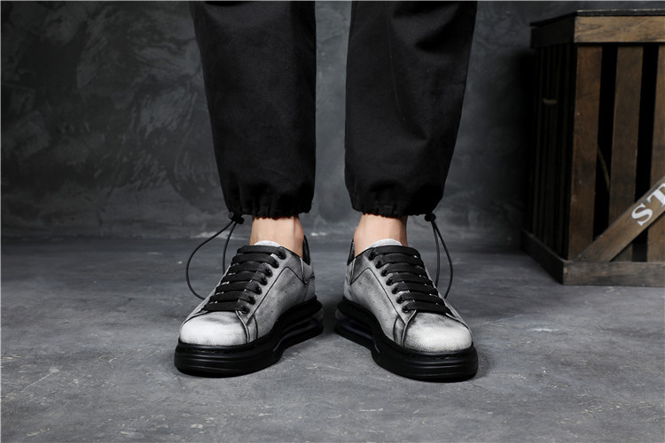Air Cushion Small White Shoes Men S New Korean Version Of The Thick Bottom Heightening Sports And Leisure Shoes Retro Old Sneakers_voghion.com
