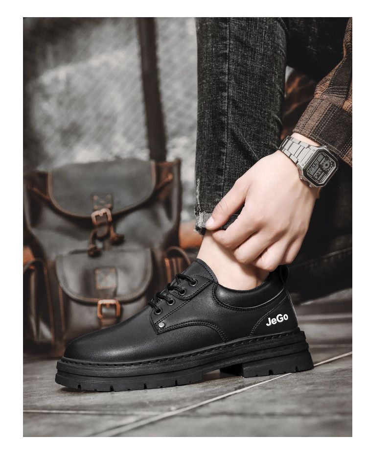 Herren-Arbeitsstiefel, rutschfest, langlebig, Freizeitschuhe für Outdoor-Wanderungen, Bauarbeiten mit Gummisohle, Arbeitskleidung, Arbeitsschutzschuhe_voghion.com