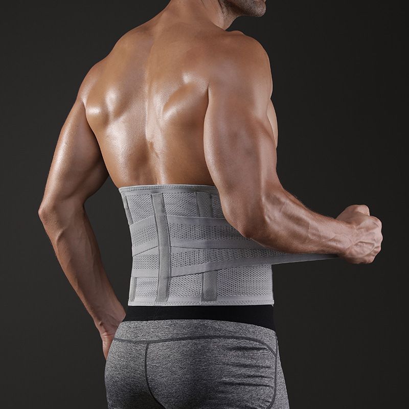 VBOSI Cintura di supporto per la vita, regolabile, per sport all'aria aperta, per sollevamento pesi, compressione, basket, fitness, corsa, attrezzatura protettiva_voghion.com