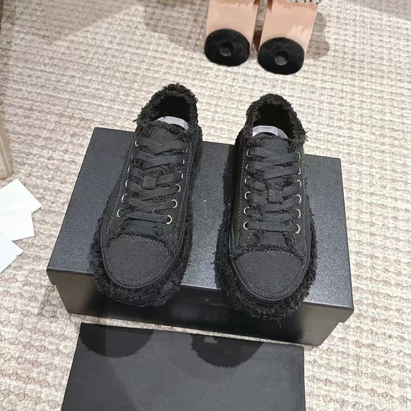 Scarpe da cowboy sportive con lacci, stile casual, in tela ricamata, con solette traspiranti, Xiaoxiang Fengliu Su_voghion.com