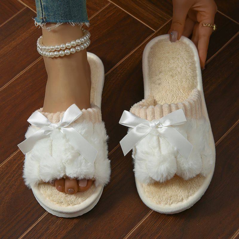 New Autumn Winter Cotton Slippers Warm Women Home Fleece Thickened Comfortable Thick Sole Indoor Outdoor Men Non-Slip_voghion.com