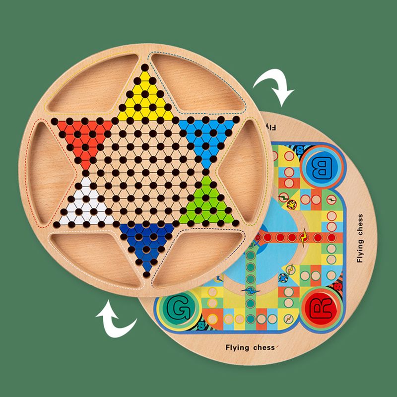 Gobang Non-toxic Family Game Environment Friendly Combo Game With Chess Ludo Chinese Checkers Toys For Kids_voghion.com