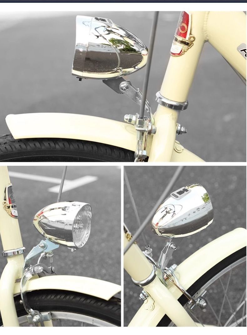 Bicycle Mountain Bike USB Rechargeable 3LED Light Front Lighting Riding Gear_voghion.com