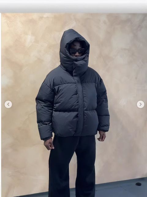 Y2K Streetwear Pufferjacke – Hip-Hop Skate Style, abnehmbare Kapuze, leichter & warmer Steppmantel für Herren (S-XL, Schwarz/Weiß/Braun)_voghion.com