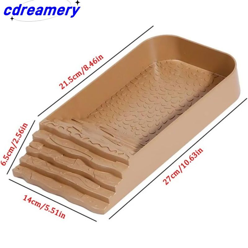 Reptile Slope Water Bowl And Plate Reptile Bath Pool Feeding Plate Slope Aquarium Decoration Gecko Snake Turtle Lizard Bath_voghion.com