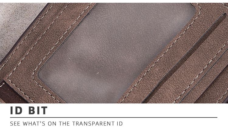 Baellerry men's short wallet style simple multi-card slot open coin purse fashionable soft leather thin wallet_voghion.com