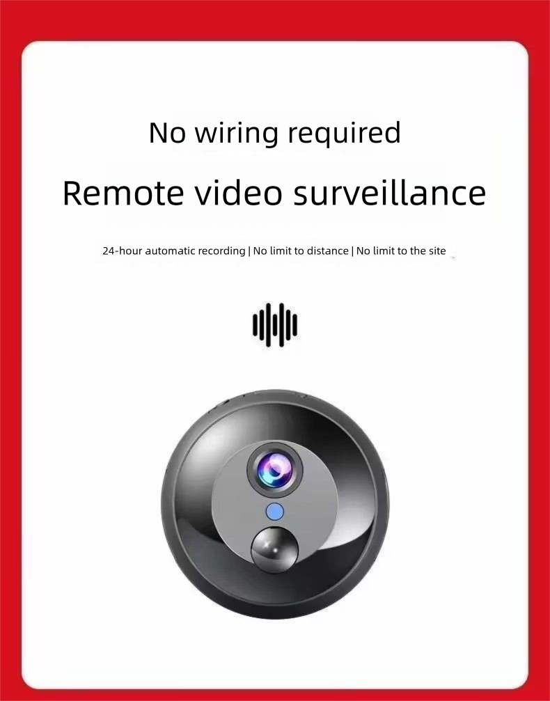 Plug-in Wireless Surveillance 5G Camera Smart Monitor 360 Degree Dead Angle Indoor No Network Connection Mobile Phone_voghion.com