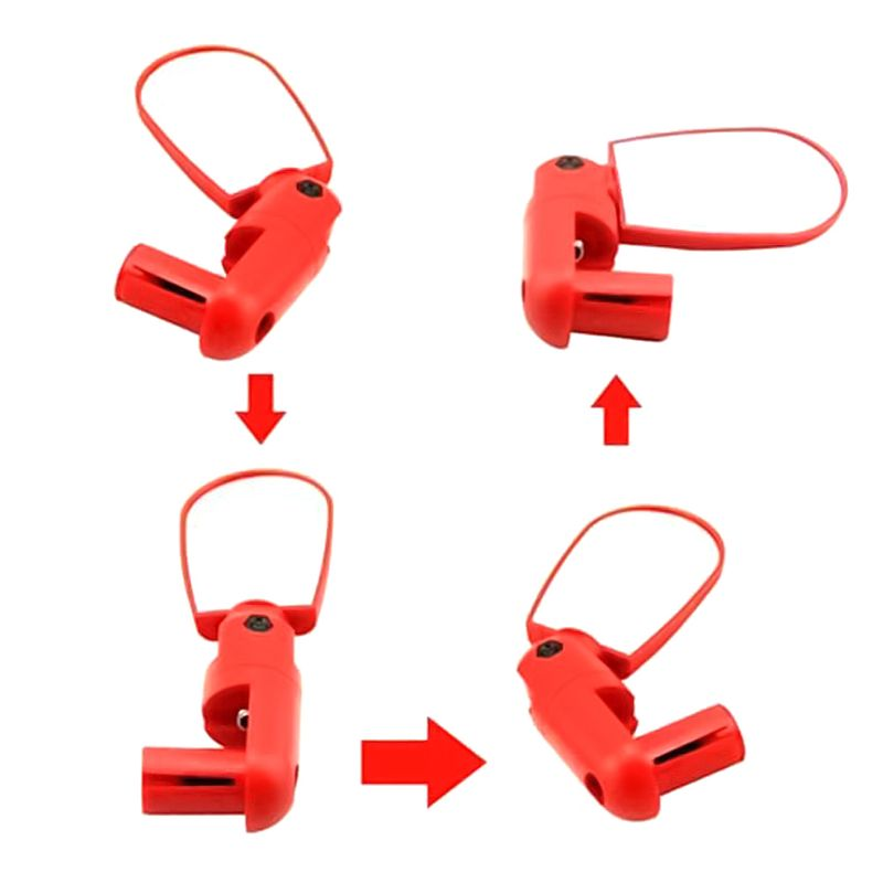 Kaou 2Pcs Adjustable Mountain Bike Bicycle Cycg Handlebar End Rearview Mirror_voghion.com