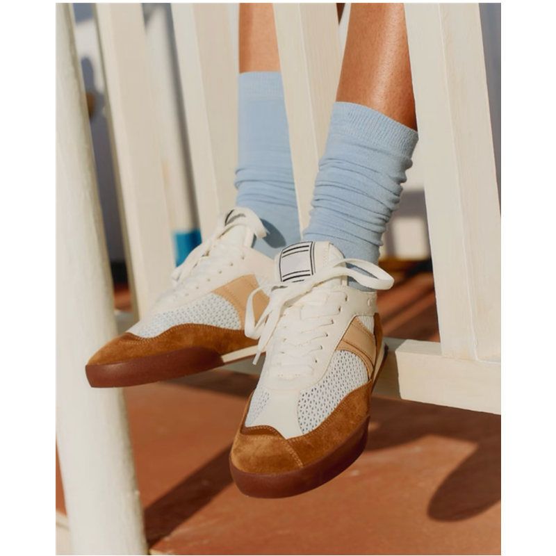 Dongguan Goods 25 Koujia-Kicktraining im neuen Stil für Damen, atmungsaktive Freizeitsportschuhe aus Mesh mit Farbblock und Schnürsenkeln_voghion.com