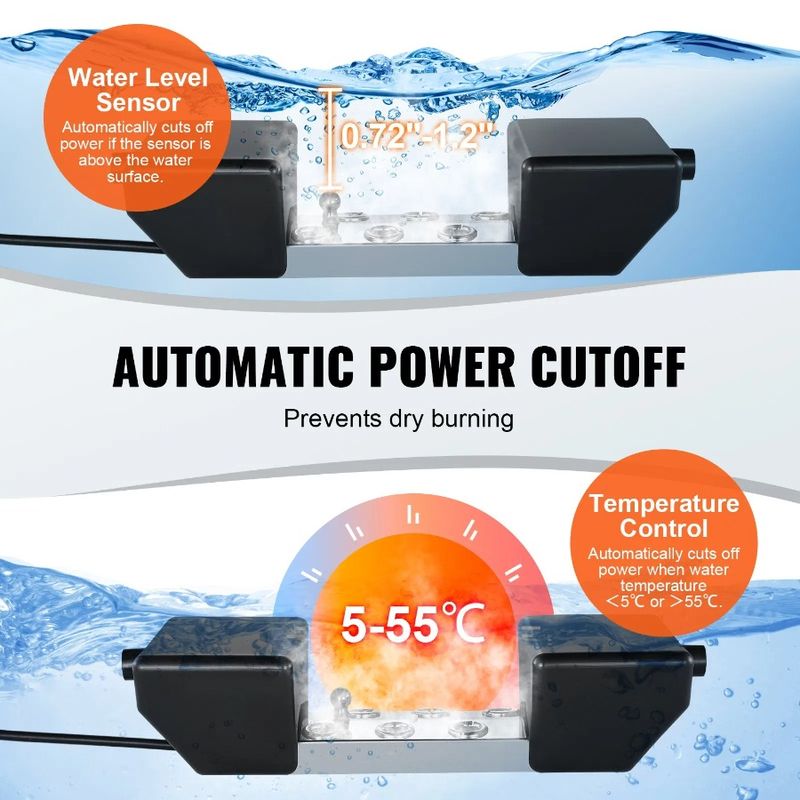 Nebulizzatore a ultrasuoni impermeabile IP67, 4500 ml, 6 ore_voghion.com