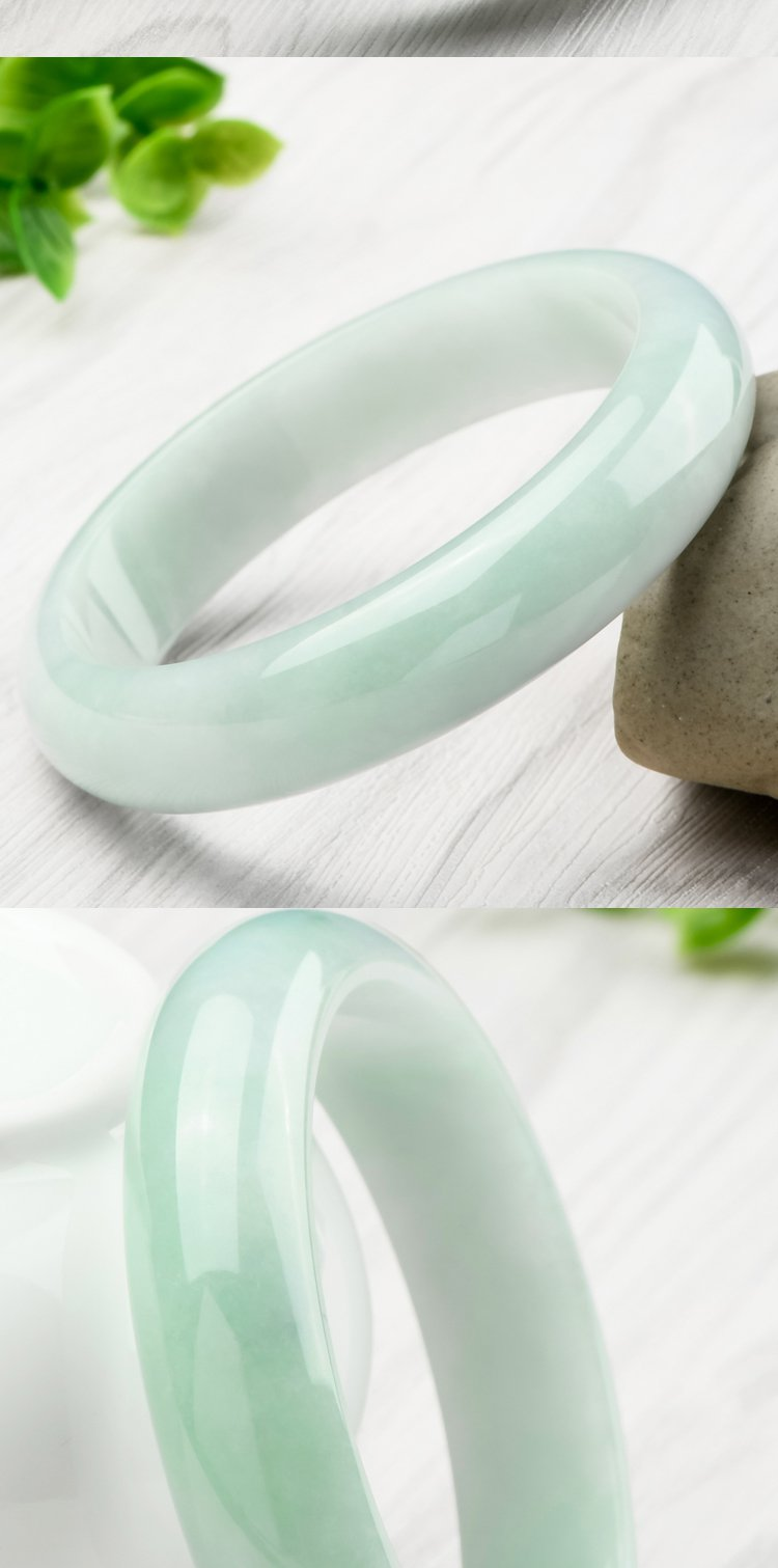 Natural Burmese Type A Jadeite Bracelet Jade Bangle_voghion.com