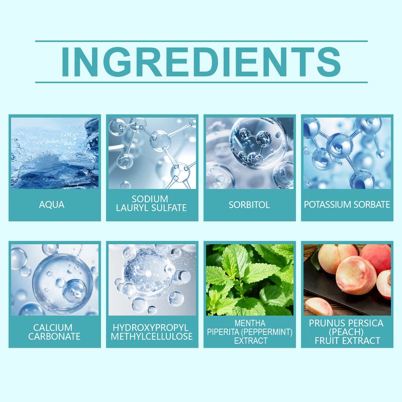 Oralhoe Zahnpasta für frischen Atem und Zahnfleisch, sanfte Reinigung, gelbe Zähne, Zahnstein, tägliche Mundpflege_voghion.com